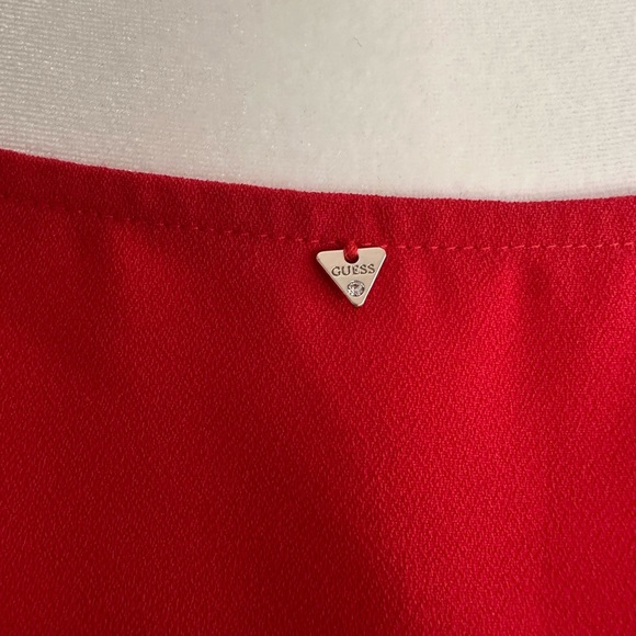 GUESS Red Drape Back Dolman Sleeve Dress – Size Small - Picture 2 of 8